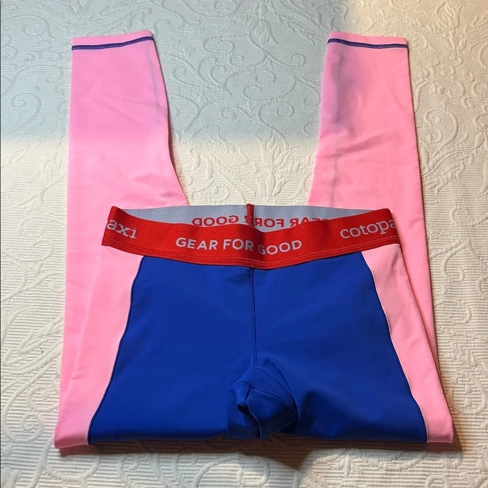 Cotopaxi Haraka Women's Leggings - Blue and Pink NEW. XS